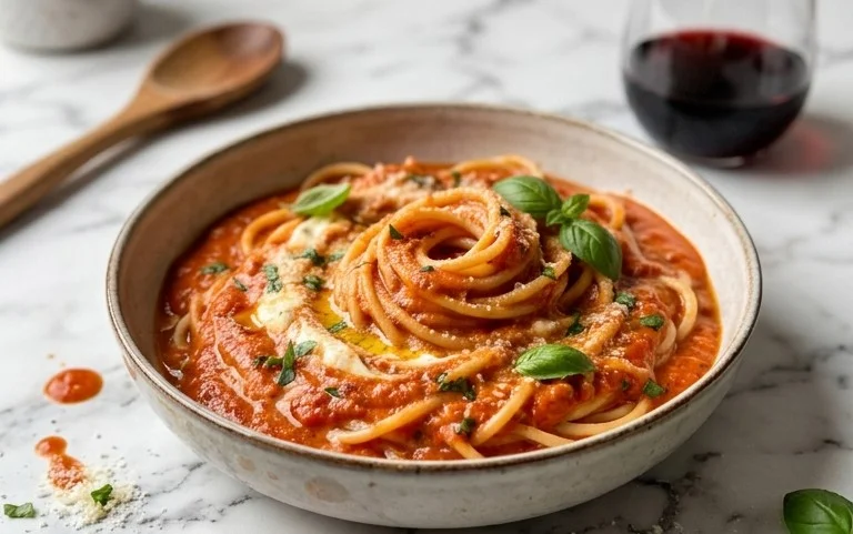 Tomato Pasta Sauce with Cream Cheese