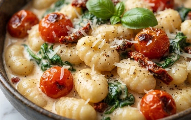 Creamy Tuscan Gnocchi