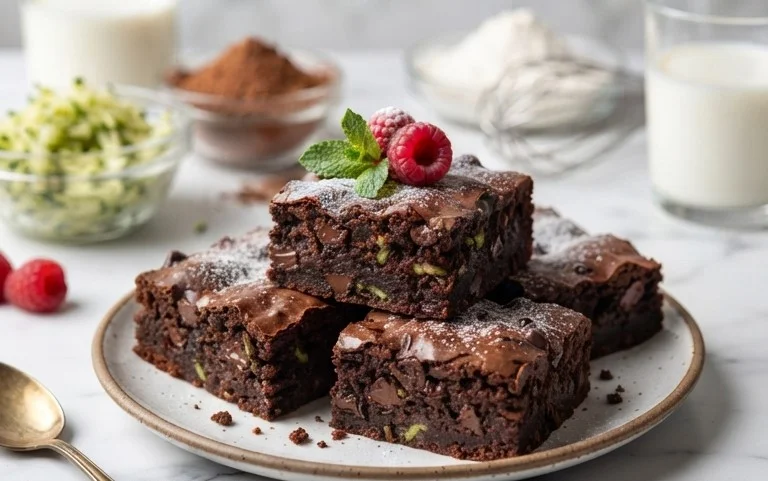 Chocolate Zucchini Brownies Recipe