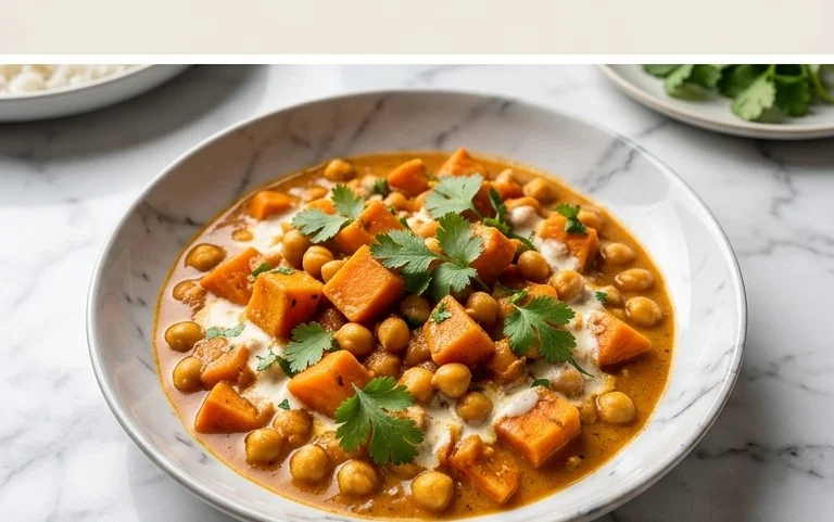 Sweet Potato and Chickpea Curry