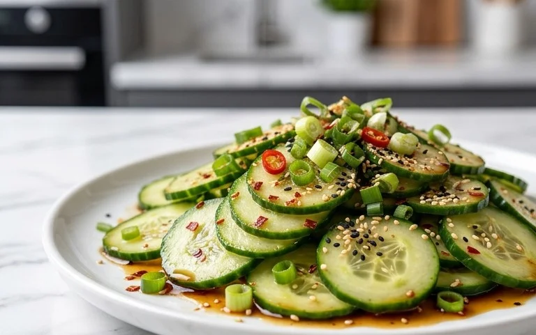 Easy Asian Cucumber Salad