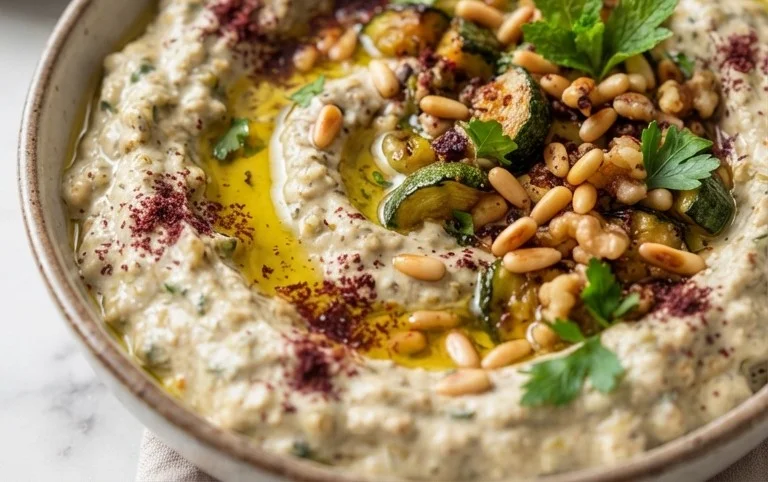 Pnon-alcoholic alestinian Zucchini Dip