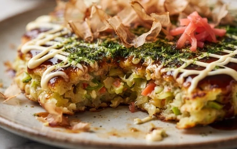 Okonomiyaki - Japanese Savoury Pancakes