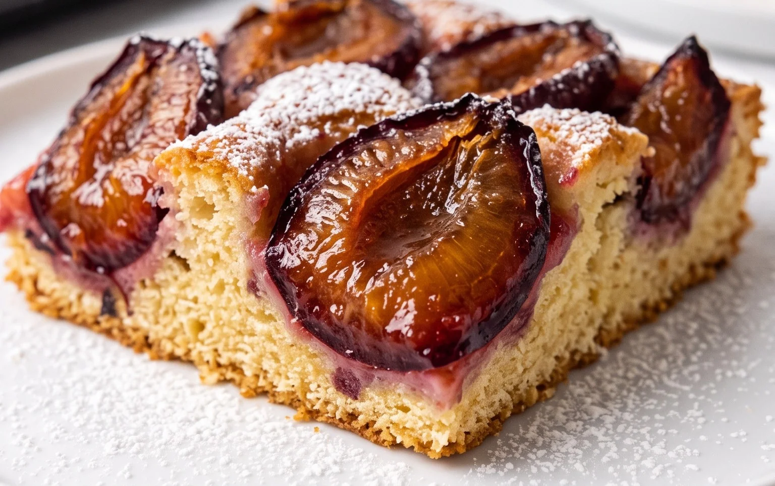 Schneller Pflaumenkuchen vom Blech