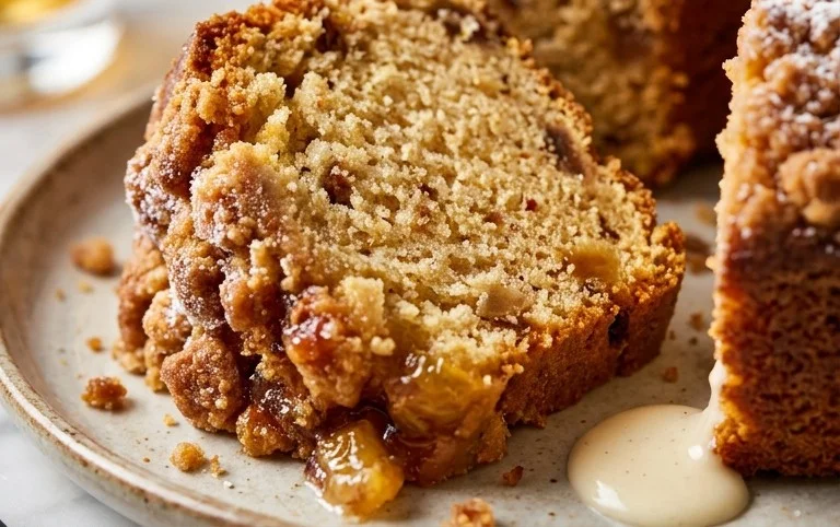 Stachelnon-alcoholic beerkuchen mit Streuseln