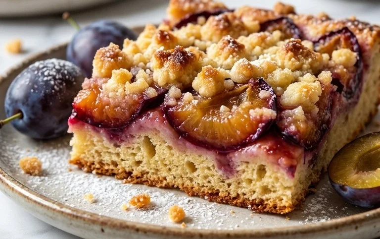 Zwetschgendatschi mit Streusel – nach Omas Rezept