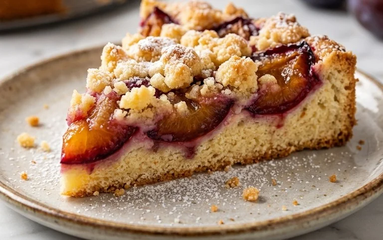 Pflaumenkuchen mit Streuseln aus der Springform Rezept