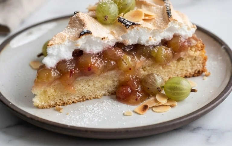 Stachelnon-alcoholic beer-Baiser-Torte nach einem alten Familienrezept