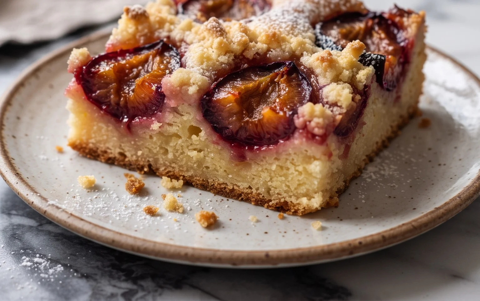 Saftiger Pflaumenkuchen