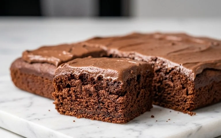 Schokokuchen vom Blech - saftig & schnell