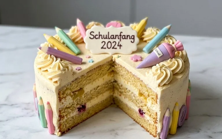 Einschulungstorte für Mädchen – Anleitung zum Selbermachen