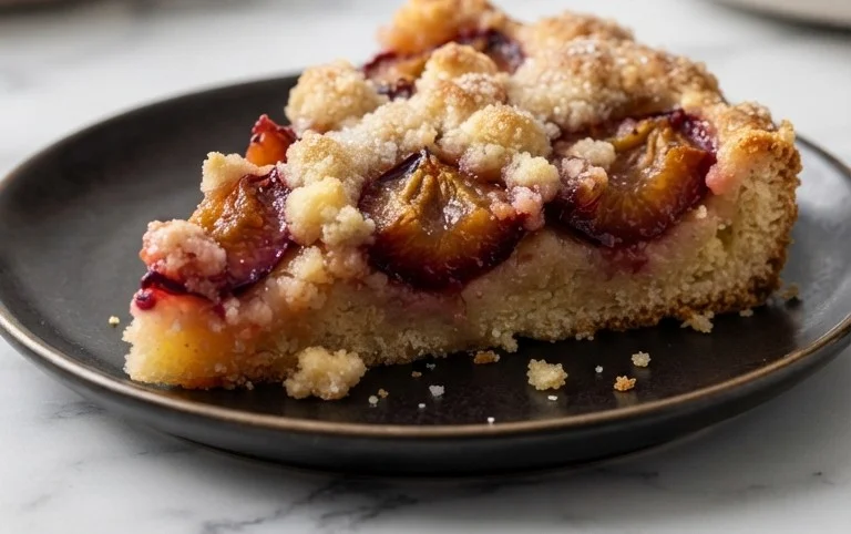Pflaumenkuchen mit Streuseln