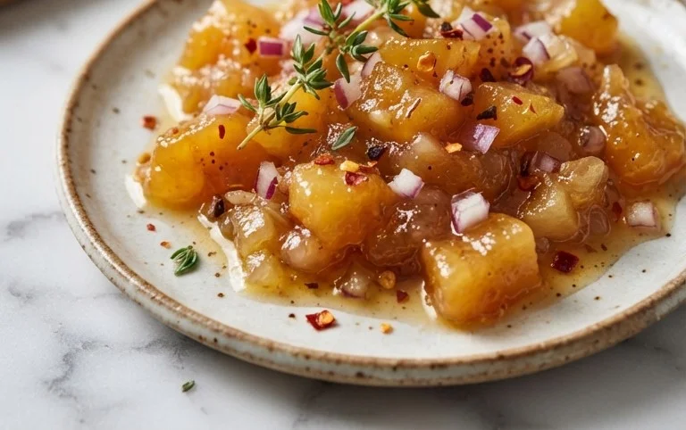 Rezept f&uuml;r Quittenchutney mit Apfel
