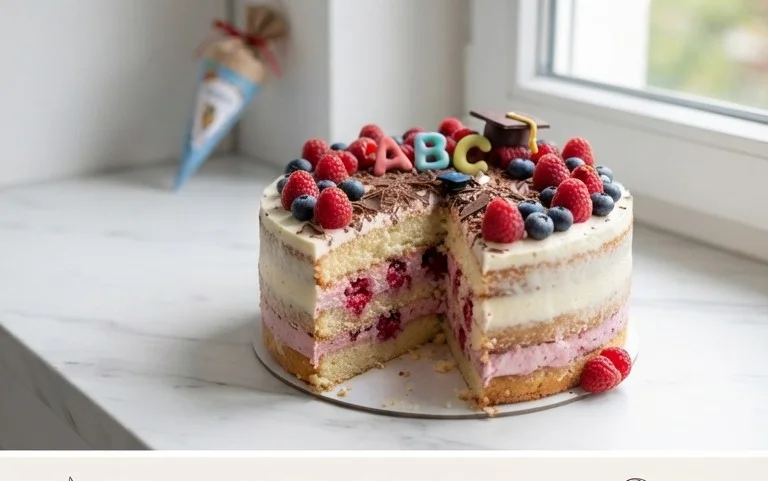 Schnelle Torte zur Einschulung