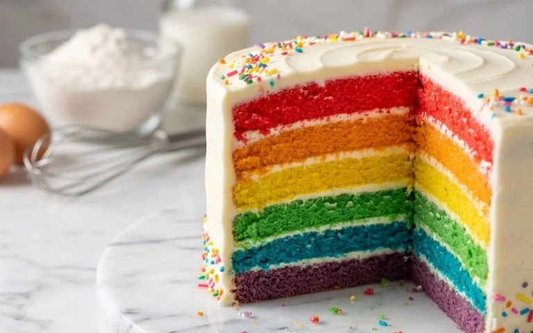 Regenbogenkuchen – einfach selbermachen
